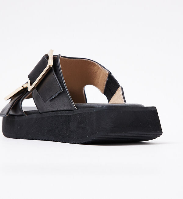 AU BANNISTER「ダブルベルト ボリュームソールサンダル」|サンダル|