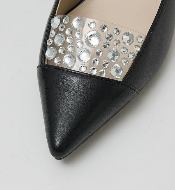 AU BANNISTER「ラインストーンパンプス」|パンプス|