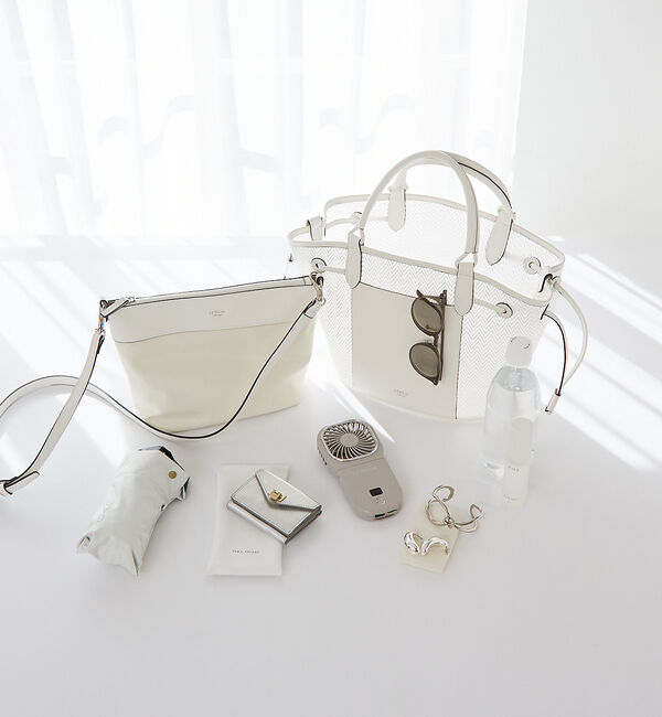 LOWELL things「Sheer/シアーメッシュ2WAYトート」|かごバッグ|