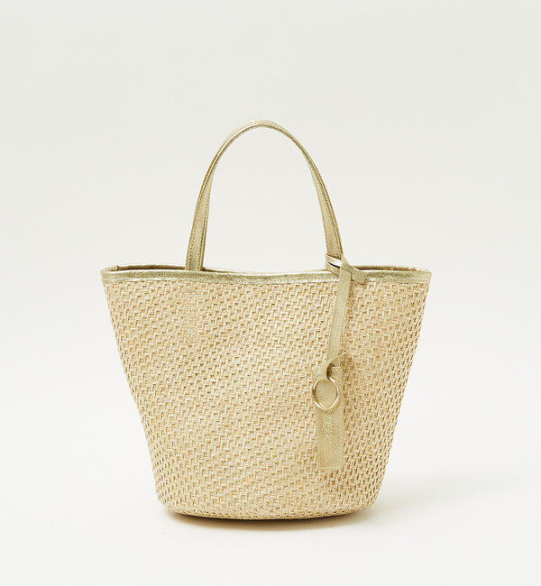 LOWELL things「●SOEUR/カゴバケツトート」|かごバッグ|ゴールド