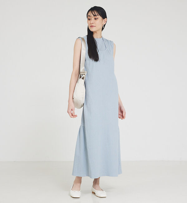 abahouse mavie「【大人のいちまんワンピ】カットリブレイヤード風ワンピ」|ワンピース|