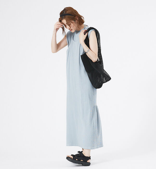 abahouse mavie「【大人のいちまんワンピ】カットリブレイヤード風ワンピ」|ワンピース|