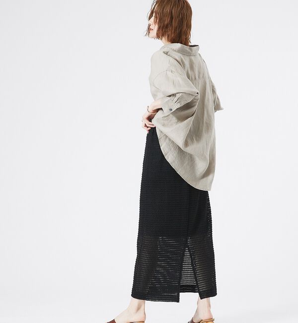 abahouse mavie「メッシュタイトスカート」|スカート|