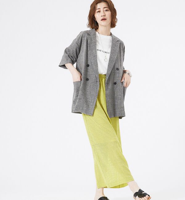 abahouse mavie「メッシュタイトスカート」|スカート|