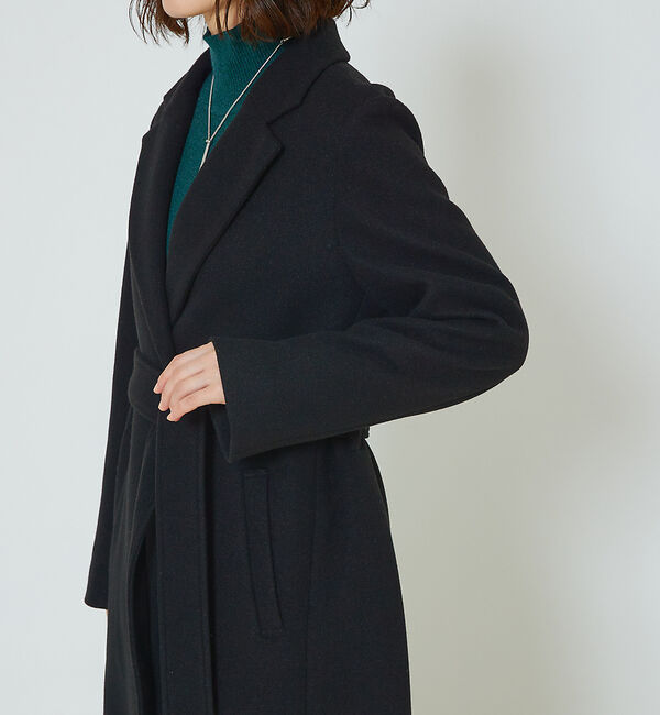 abahouse mavie「【ロングセラー】ベルト付きロングコート」|その他|