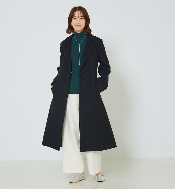 abahouse mavie「【ロングセラー】ベルト付きロングコート」|その他|