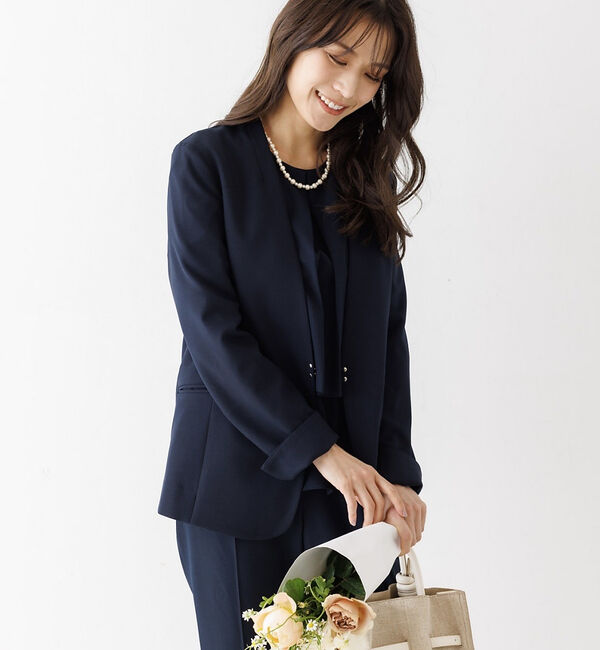 abahouse mavie「シングルミックスパールネックレス」|ネックレス|