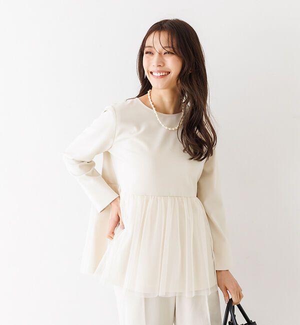 abahouse mavie「シングルミックスパールネックレス」|ネックレス|