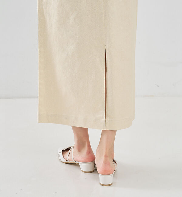 abahouse mavie「箔&綿ストレッチカーゴスカート」|スカート|