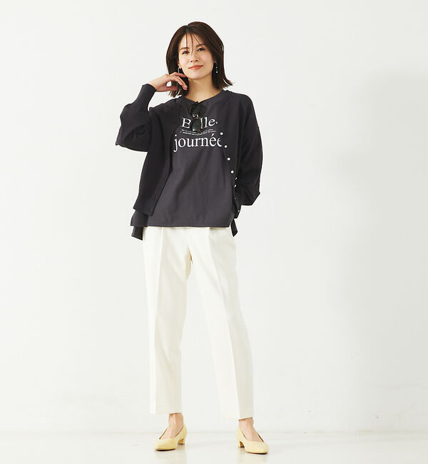 abahouse mavie「ワイドロゴT」|Tシャツ・カットソー|