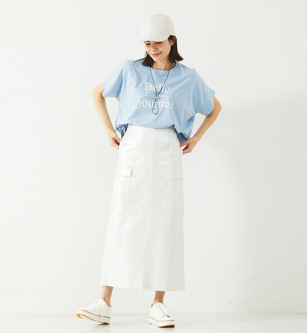 abahouse mavie「ワイドロゴT」|Tシャツ・カットソー|