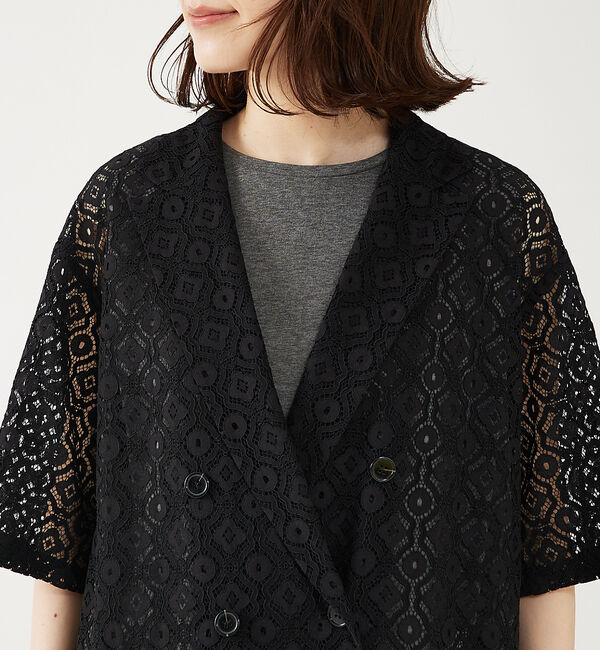 abahouse mavie「半袖レースジャケット」|その他|