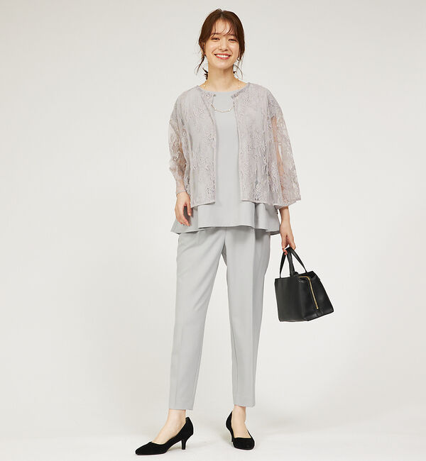 abahouse mavie「【エニデイカセット】レースボレロ＆フレンチセットアップ３点セット」|ワンピース|