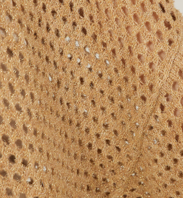 abahouse mavie「メッシュスパンコールニット」|ニット・セーター|