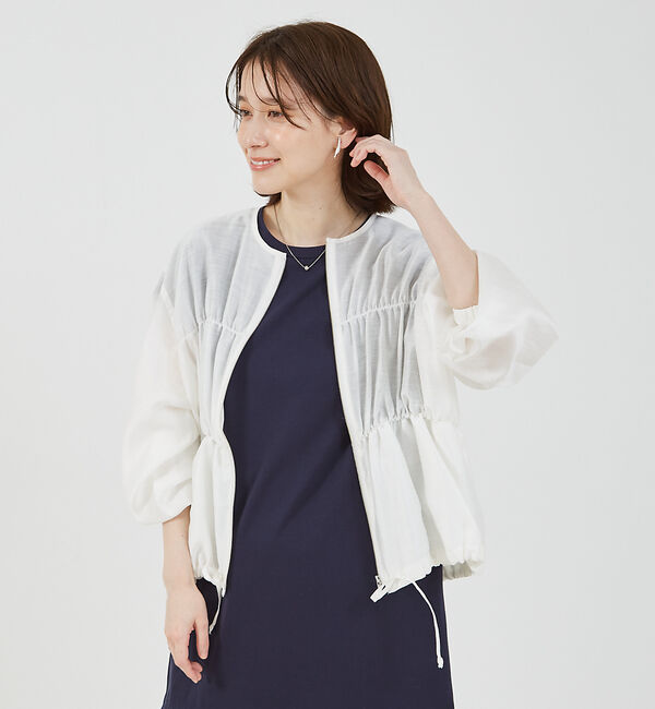 abahouse mavie「【WEB Domani掲載】シアーシャーリングブルゾン」|ブルゾン・スタジャン|