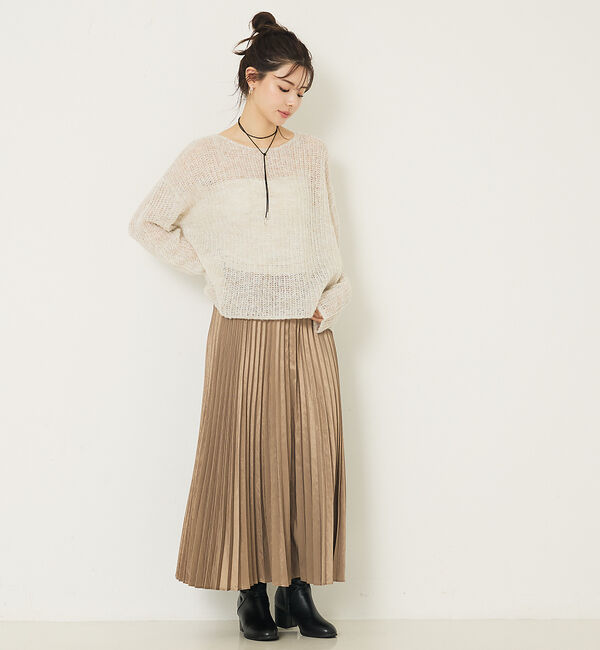 abahouse mavie「モヘアライクシアーニット」|ニット・セーター|