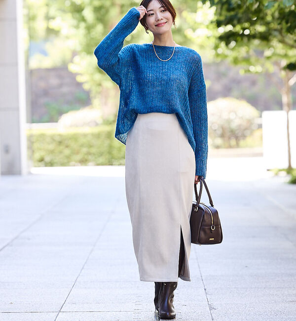 abahouse mavie「モヘアライクシアーニット」|ニット・セーター|