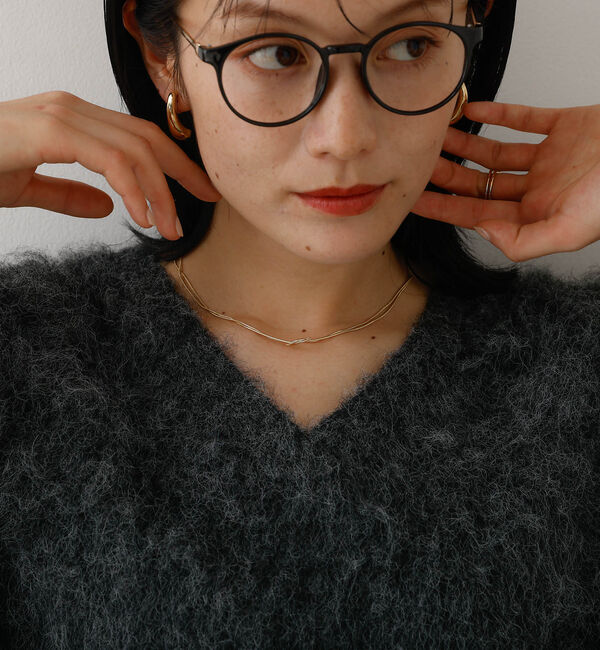 abahouse mavie「ノットショートネックレス」|ネックレス|