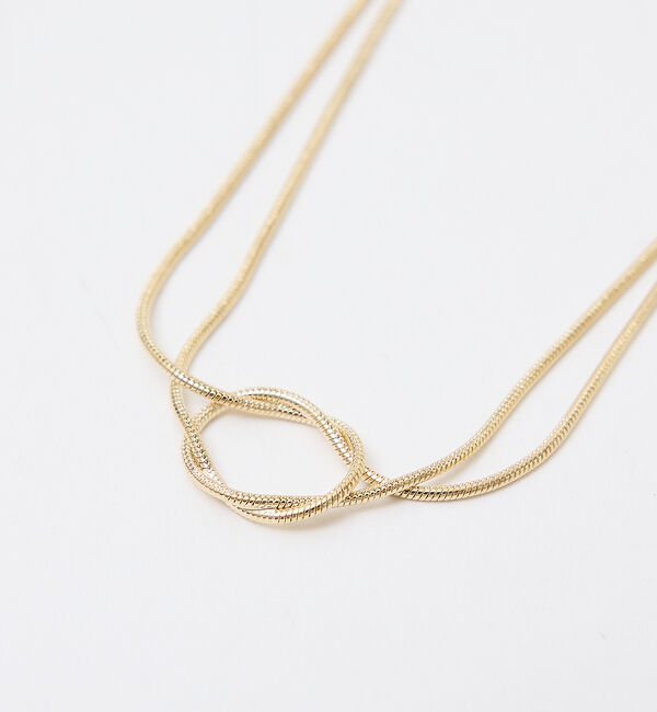 abahouse mavie「ノットショートネックレス」|ネックレス|