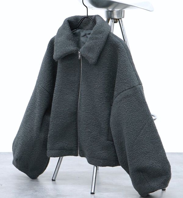 abahouse mavie「ブークレーショートブルゾン」|ブルゾン・スタジャン|