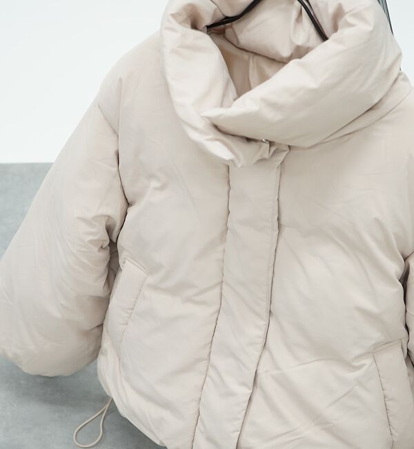 abahouse mavie「シームレス中綿ショートブルゾン」|ブルゾン・スタジャン|