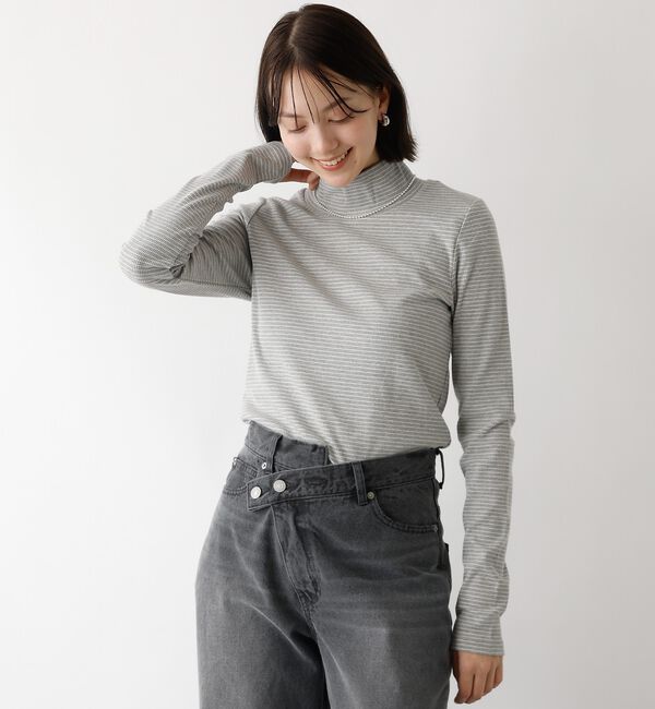 abahouse mavie「ハイネックプルオーバー」|Tシャツ・カットソー|