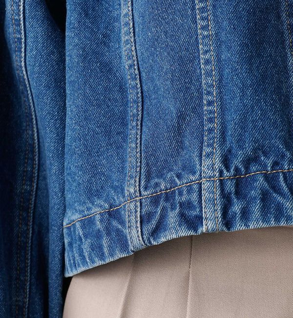 abahouse mavie「【オリジナル】デニムショートジャケット/バルーン袖/長袖/羽織/春服」|その他|