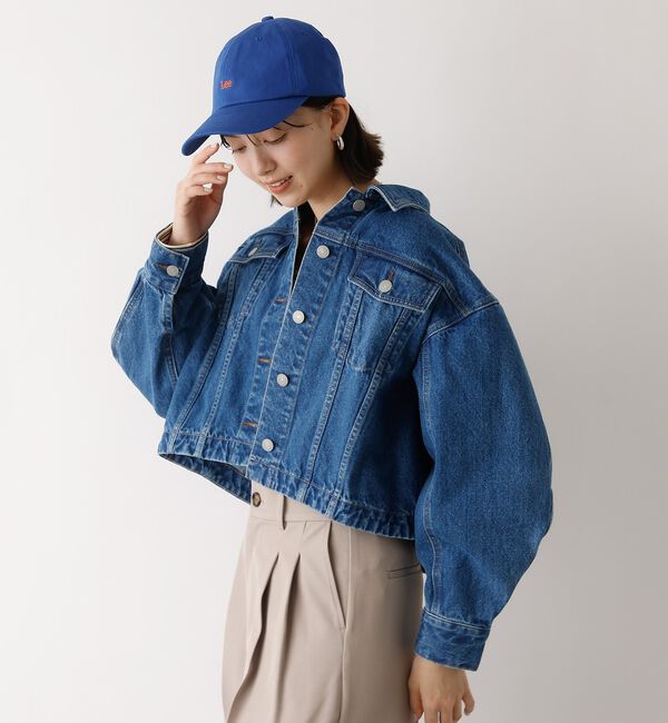 abahouse mavie「【オリジナル】デニムショートジャケット/バルーン袖/長袖/羽織/春服」|その他|