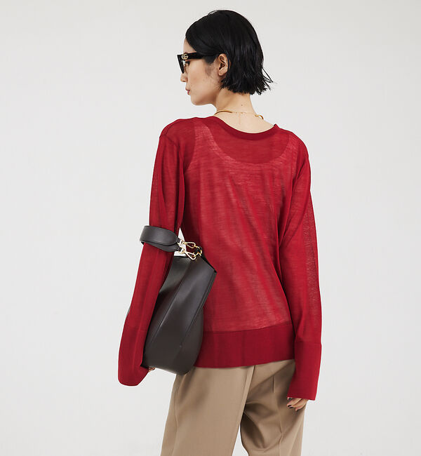 The Store by C' 「【COCUCA】2WAYシアーニットプルオーバー」|ニット・セーター|