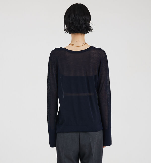 The Store by C' 「【COCUCA】2WAYシアーニットプルオーバー」|ニット・セーター|