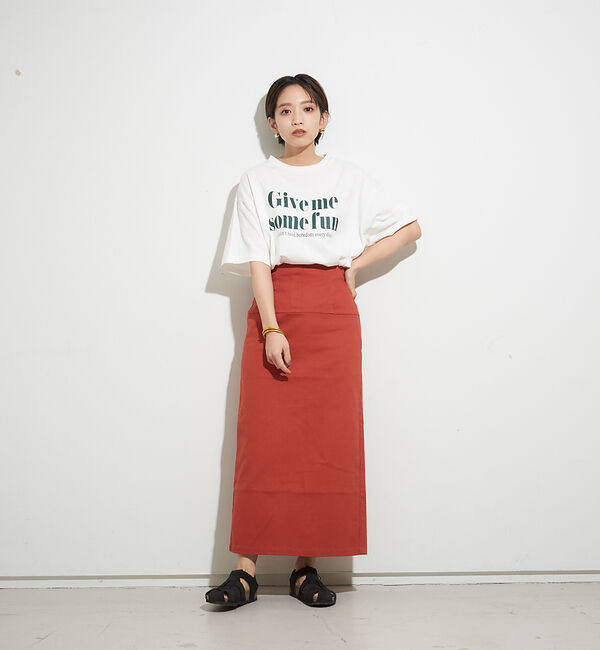 NOMINE「【展開店舗限定】コットンペンシルスカート」|スカート|