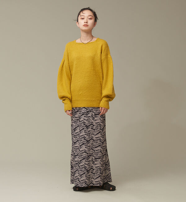 NOMINE「モヘアライクスクエアニット」|ニット・セーター|