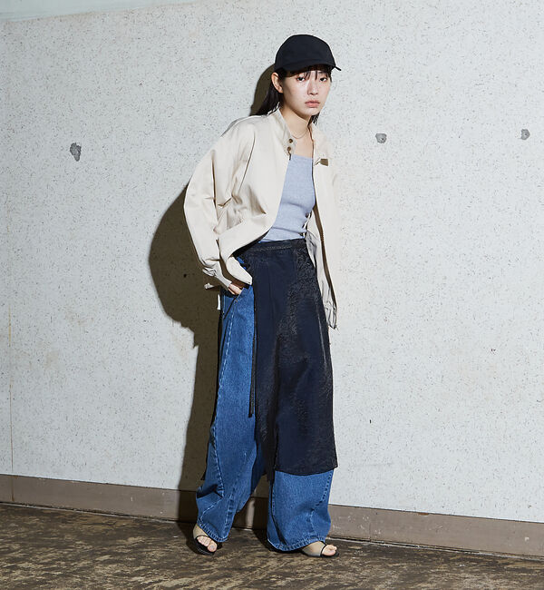 NOMINE「シアー ラップ  スカート」|スカート|