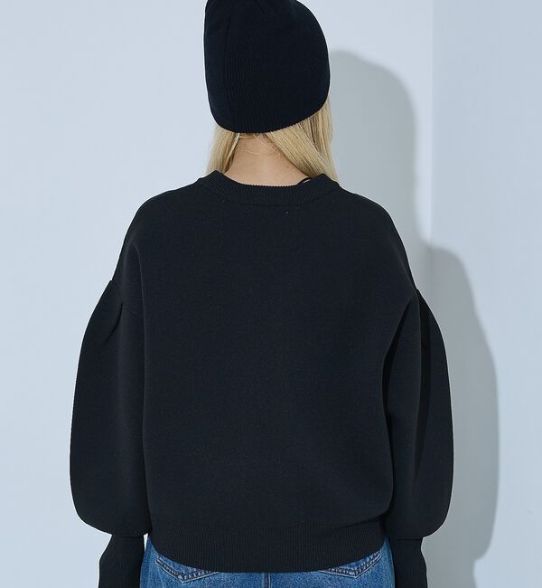 NOMINE「プレーティングニット プルオーバー（ラメ混・無地）」|ニット・セーター|