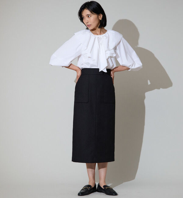 TIARA「マルチウェイフリルカラーブラウス」|シャツ・ブラウス|