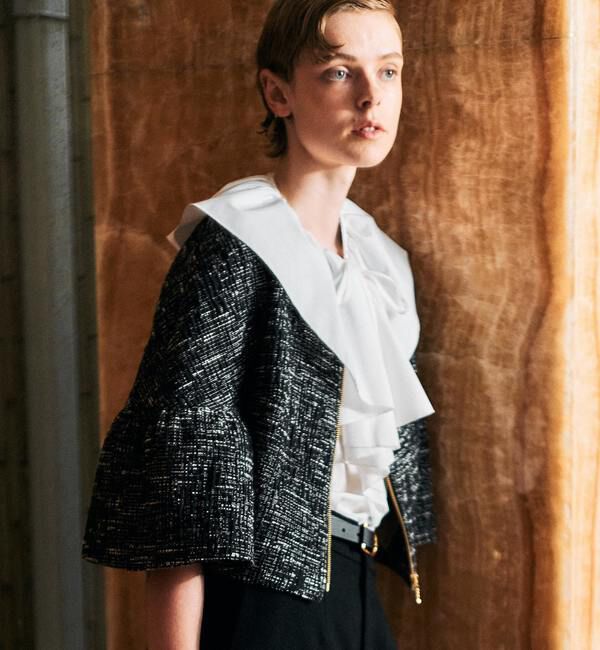 TIARA「マルチウェイフリルカラーブラウス」|シャツ・ブラウス|