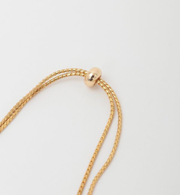 TIARA「【ADER.bijoux/アデルビジュー】CUTSTEEL sparkle pearl raliet」|ネックレス|