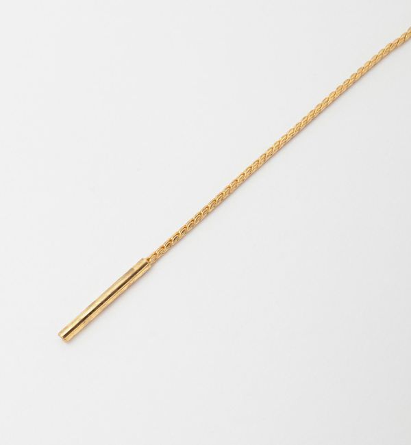 TIARA「【ADER.bijoux/アデルビジュー】CUTSTEEL sparkle pearl raliet」|ネックレス|