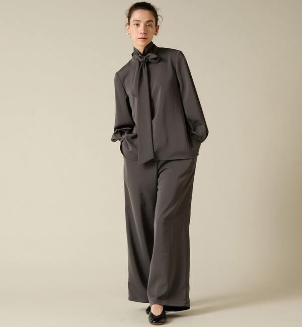 Liesse「ボウタイブラウス（セットアップ対応）」|シャツ・ブラウス|