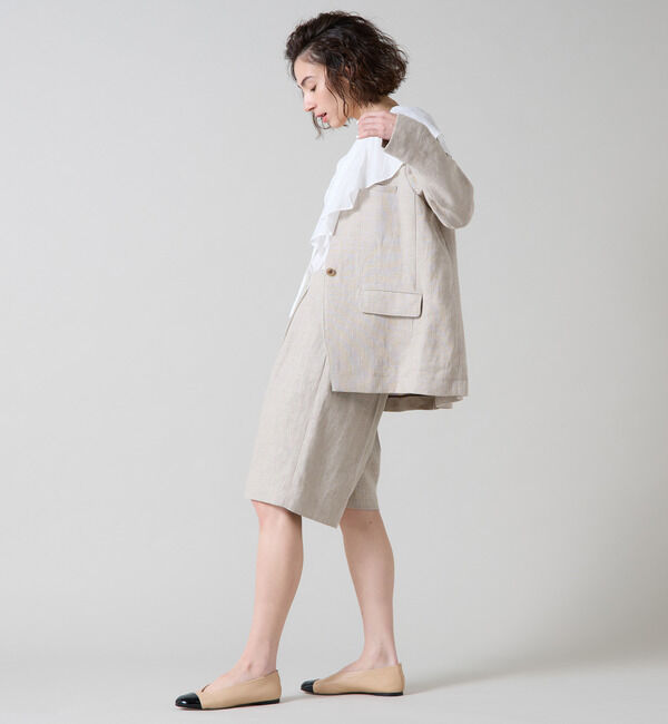 Liesse「ノーカラージャケット」|ノーカラージャケット|