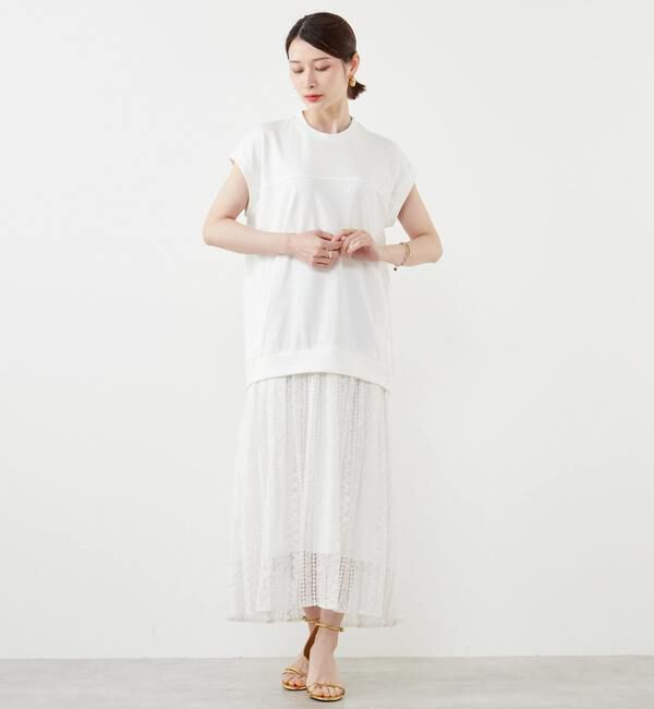 Soffitto「レースドッキングワンピース」|ワンピース|オフホワイト