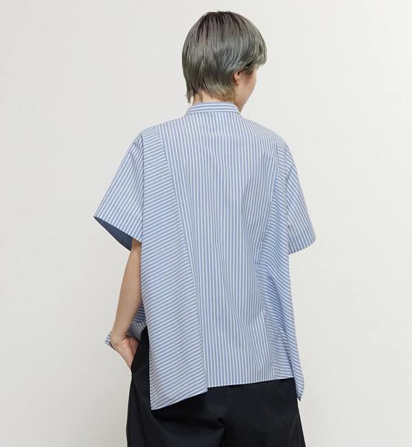 Soffitto「【nota della mano sinistra（ノータ デラ マノ シニストラ）】ドルマンスクエアシャツ」|シャツ・ブラウス|