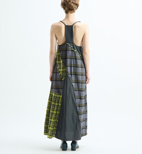 SOFFITTO「【AULA AILA/アウラ アイラ】CHECKERED JUMPER SKIRT」|ワンピース|