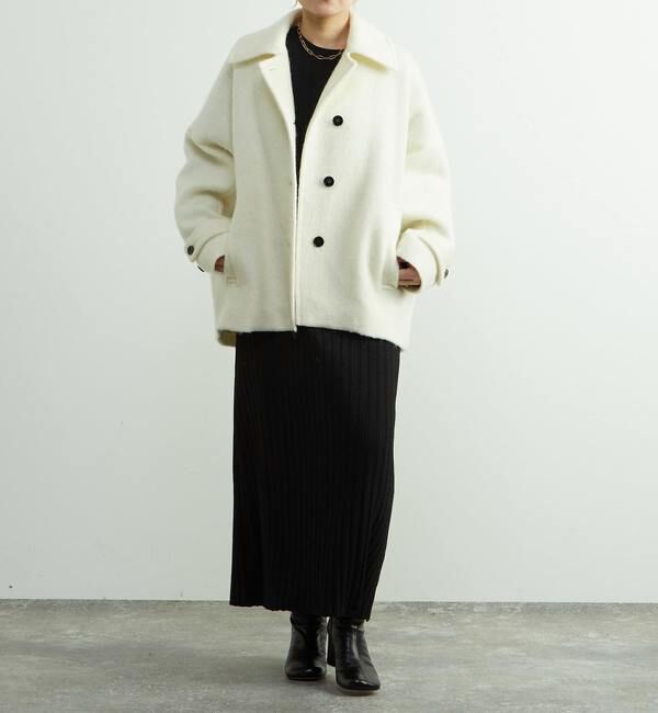 SOFFITTO「モヘヤ混コクーンシャギーコート」|その他|