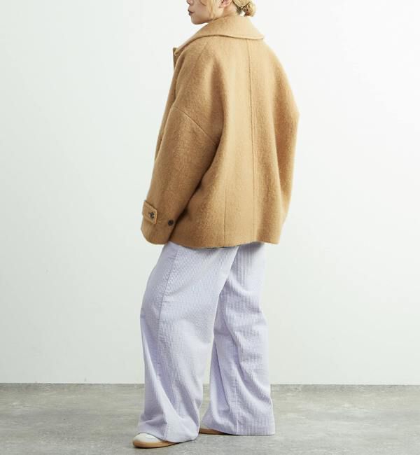 SOFFITTO「モヘヤ混コクーンシャギーコート」|その他|