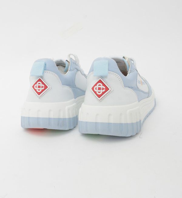 SOFFITTO「【Casablanca/カサブランカ】White & Powder Blue Court Sneaker APF24-SNK-017-02」|スニーカー|