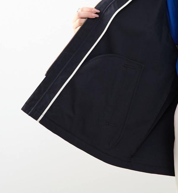 SOFFITTO「Aラインスタンドコート」|ブルゾン・スタジャン|