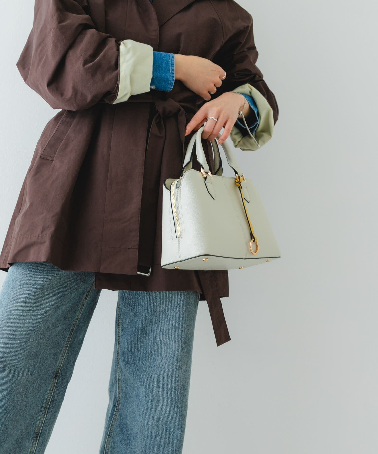 RODE SKO「センターステッチハンドバッグ」|ハンドバッグ|