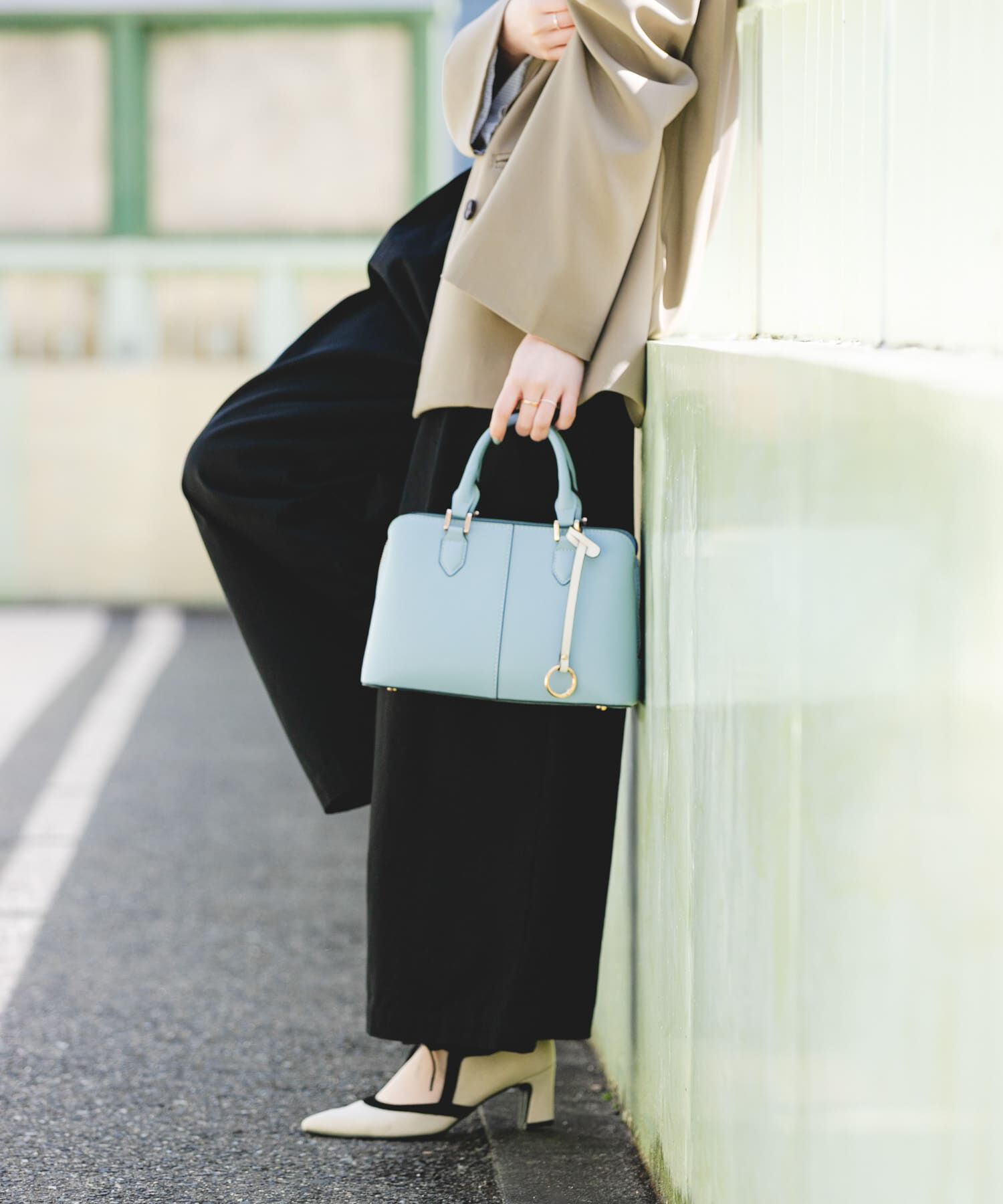 RODE SKO「センターステッチハンドバッグ」|ハンドバッグ|