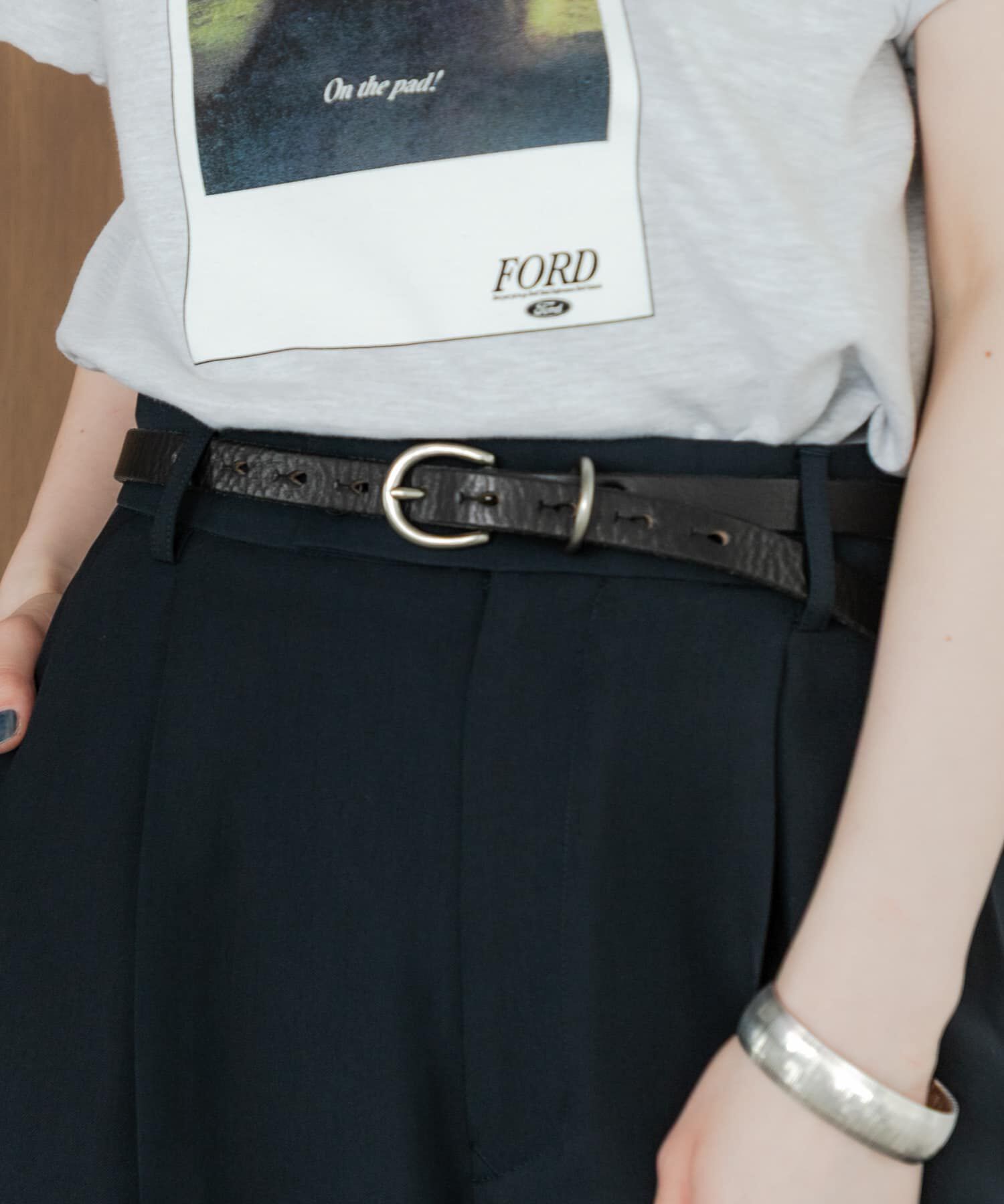 URBAN RESEARCH「レザーベルト」|ベルト|ブラック